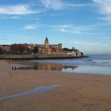 Apartamento A 100Metros De La Playa De San Lorenzo 기욘 외부 사진